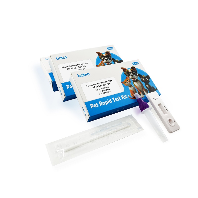 Kit per il test dell'antigene del coronavirus del gatto (FCoV Ag).